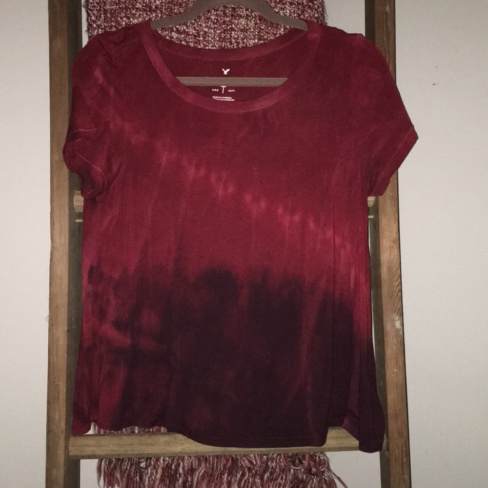 American Eagle Soft and Sexy Tie Dye Top